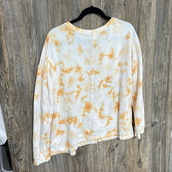 Tye Dye Crew Neck Lightweight Sweatshirt - Picture 4 of 4